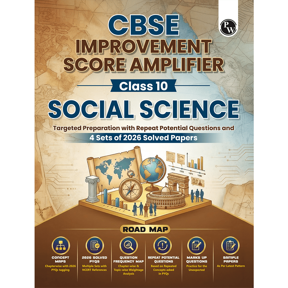 CBSE Improvement Score Amplifier Class 10 Social Science For 2026 Improvement Board Exams | 5 PYQs Sets of 2026 Solved Papers | Sample Papers & Chapter-wise Concepts Maps