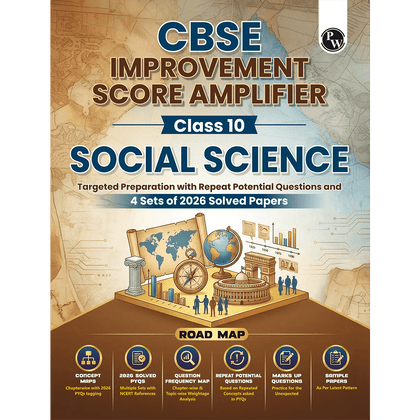 CBSE Improvement Score Amplifier Class 10 Social Science For 2026 Improvement Board Exams | 5 PYQs Sets of 2026 Solved Papers | Sample Papers & Chapter-wise Concepts Maps