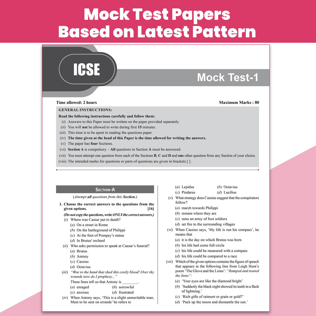 PW ICSE Class 10 Question & Concept Bank English Paper 2 (Literature) for 2027 | Chapterwise & Topicwise By Nupur Sharma | Narrative/ Poetic Sketch & Devices | Important Practice Questions