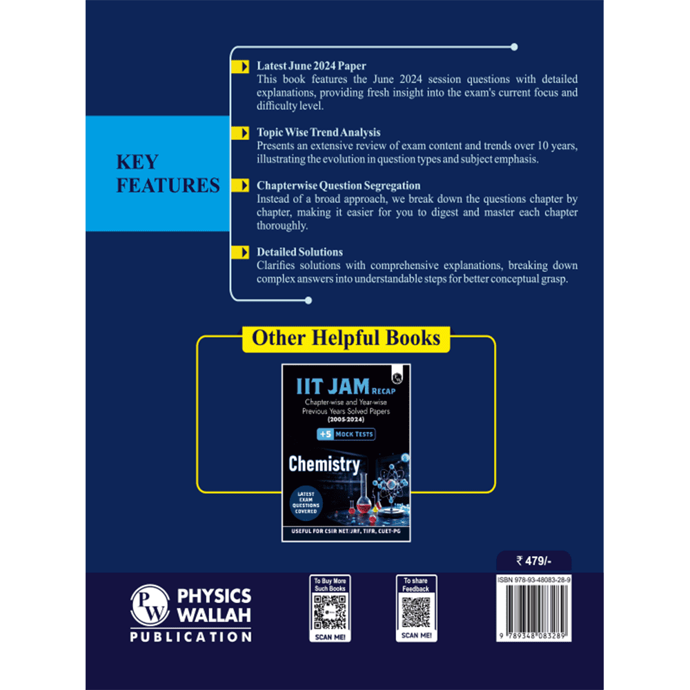 CSIR - NET Recap Chemical Sciences Chapterwise and Yearwise Previous Years Solved Papers (PYQ) Latest 2015 June 24 Exam Questions Covered l GATE, TIFR, BARC and IIT JAM Exams