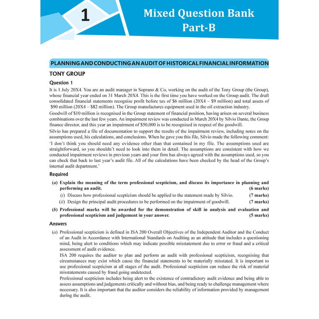 ACCA Advanced Audit and Assurance (AAA) – Concept Book + Question Bank Combo Set of 2 Books