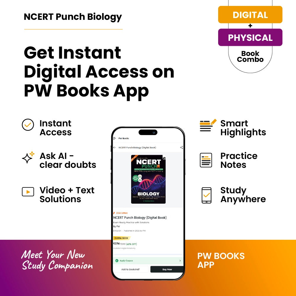 PW Digital-Book + Objective NCERT Punch 4.0 Biology Book For NEET 2026 By Dr. Vipin Kumar Sharma l Updated with High Order Time Intensive MCQs and AIIMS PYQs As Per 2025 NEET Paper