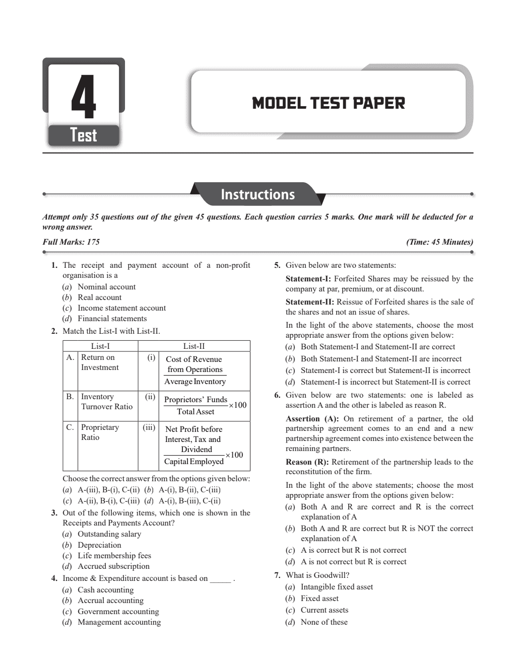 CUET (UG) Accountancy Chapterwise & Topicwise Question Bank (2023- 2024) with Complete NCERT Crux, CUET PYQs (2022-2023) Past Year Questions and Mock Test I For Central Universities Entrance Test 2024-2nd edition
