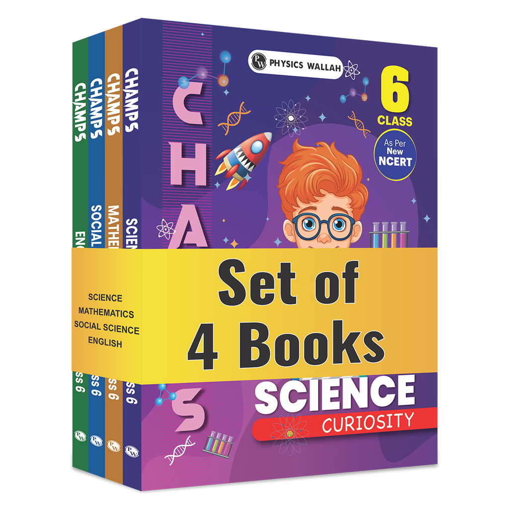 Champs For Class 6  Science, Mathematics, Social Science and English Combo Set of 4 Books (2026 Edition)