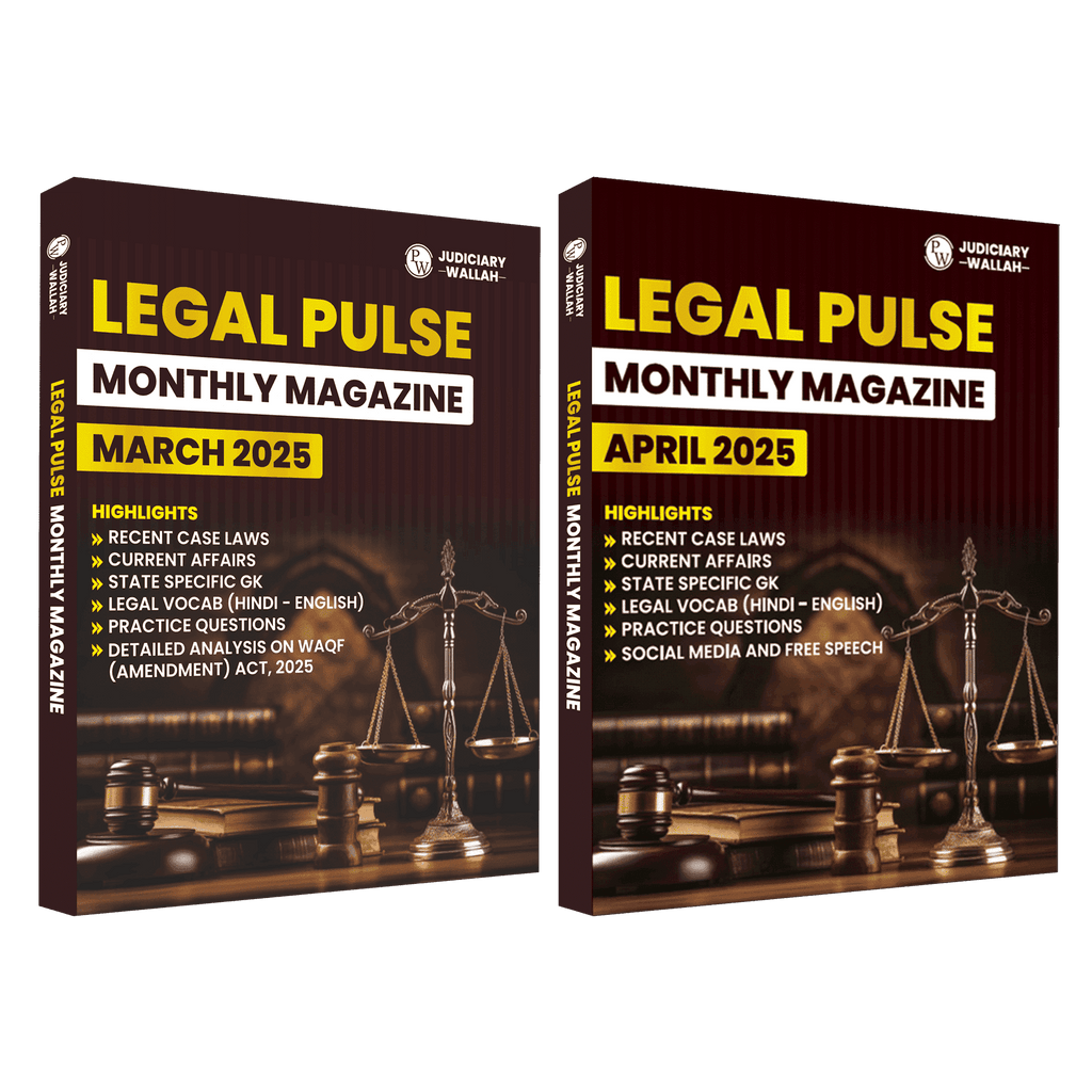 Judiciary Legal Pulse Monthly Magazine March and April 2025 Combo Set of 2