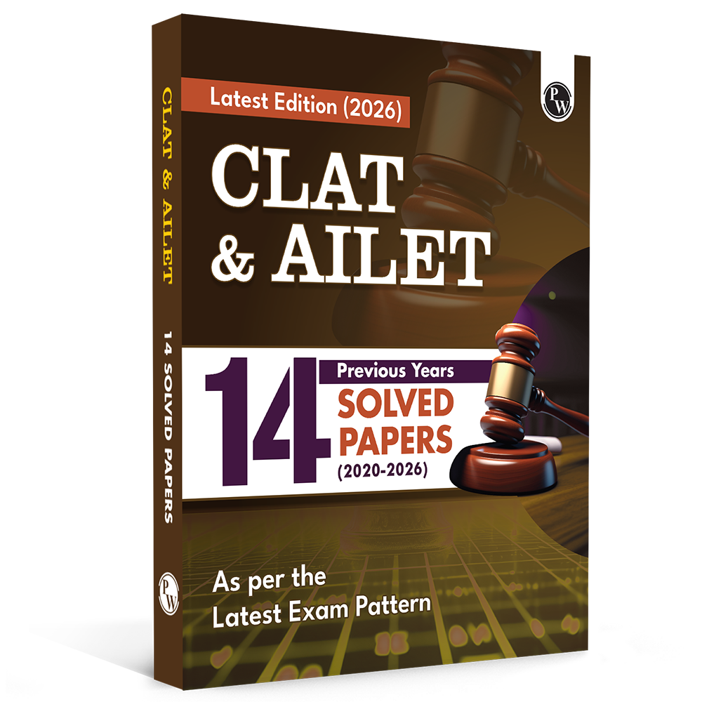 CLAT & AILET 14 Previous Years Solved Papers (2020-2026) Yearwise with Detailed Explanation For 2027 Exam
