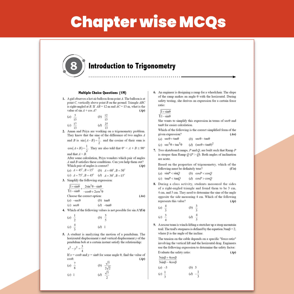 PW Competency Based Questions Class 10 & Handwritten Notes Mathematics By Ritik Sir (Set of 2) For 2027 Board Exams | 400+ Real Life Applications Based Questions & Quick Revision Notes