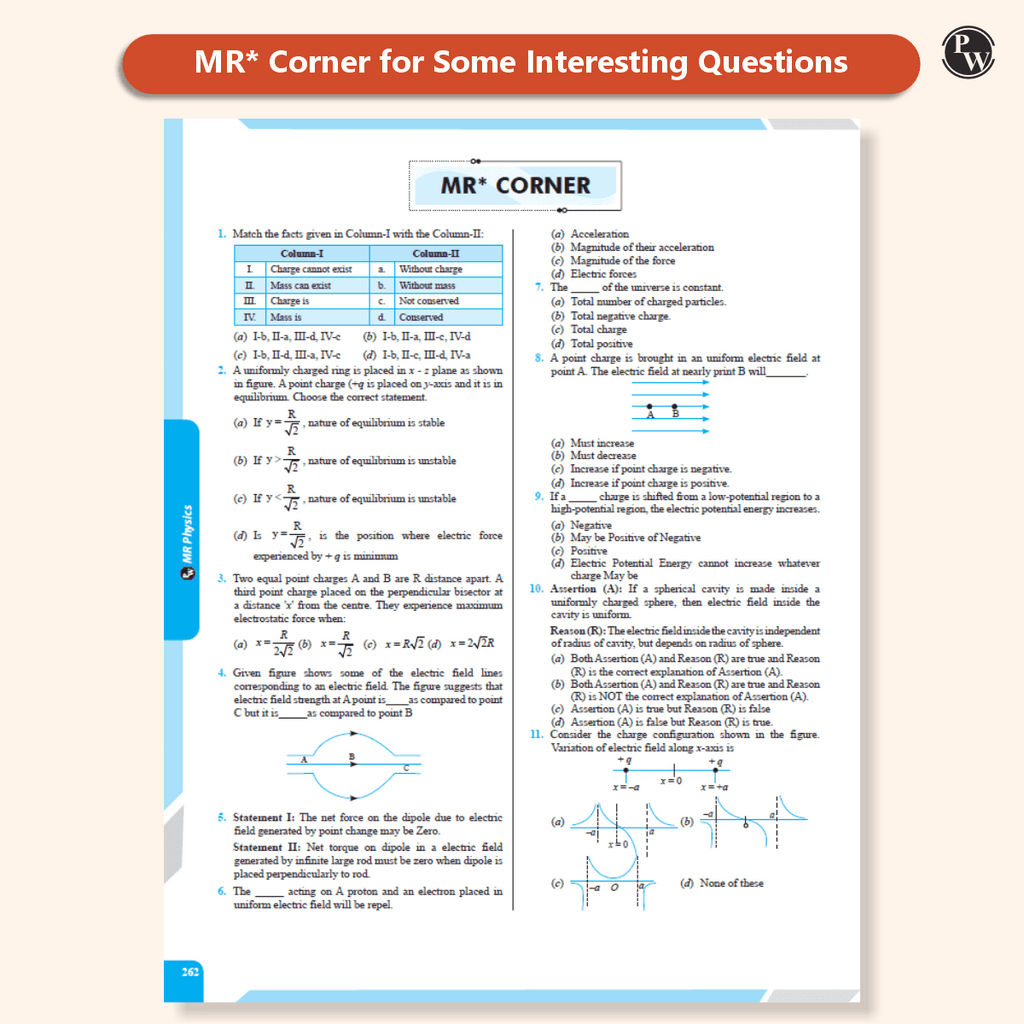 MR Physics Questions Solving Med Easy | Chapterwise and Topicwise 6000+ Practice Questions with Answer Keys | Complete Class 11 & 12 Syllabus For NEET and JEE --