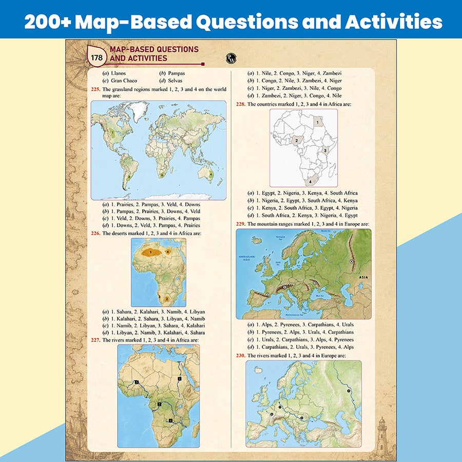 Informative Atlas - India & World | Physical, Political, Regional, Thematic Maps For School, UPSC, State PSC & Other Competitive Exams English Edition