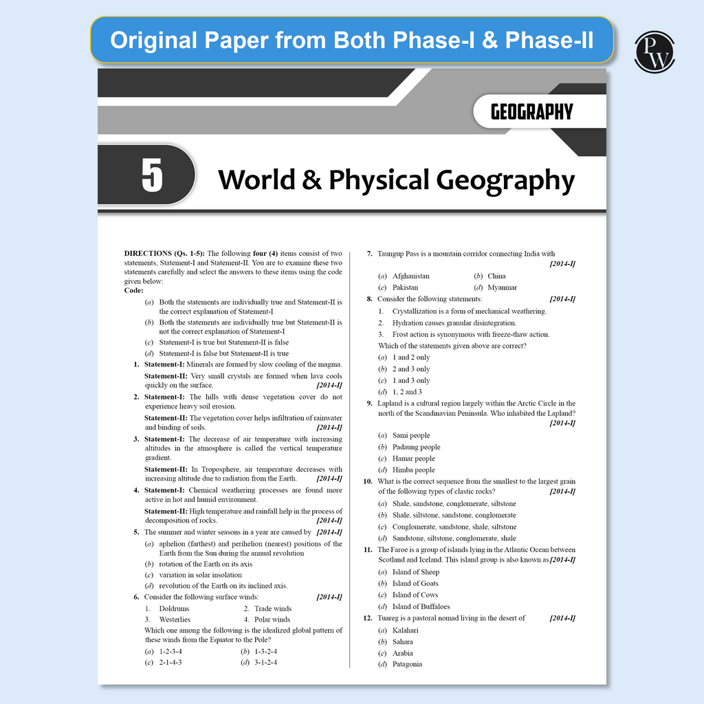 PW NDA/NA National Defence Academy & Naval Academy 23 Previous Years Solved Papers (2014 - Sept 2025) Chapterwise & Topicwise 7500+ PYQs l Maths & General Ability For Exam 2026