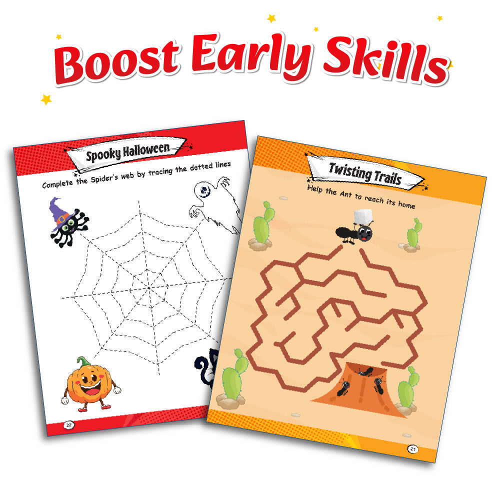 Kids First Patterns Activity Book l Practice Patterns with Fun Activities for Children Ages 1, 2, 3, 4, 5 Years