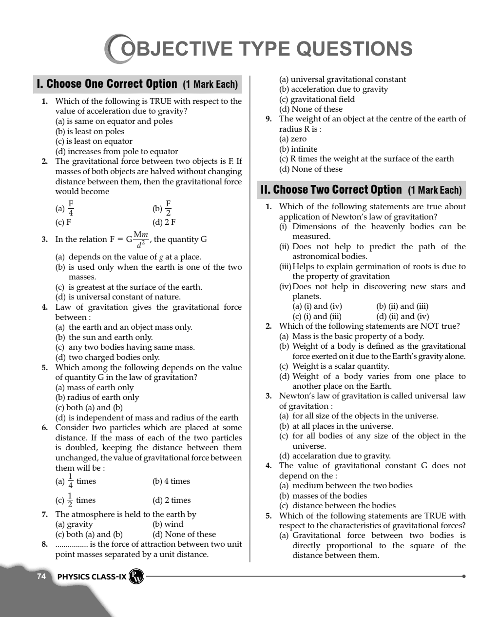 ICSE Class 9 Physics as Per Latest NEP For Exam 2024-25