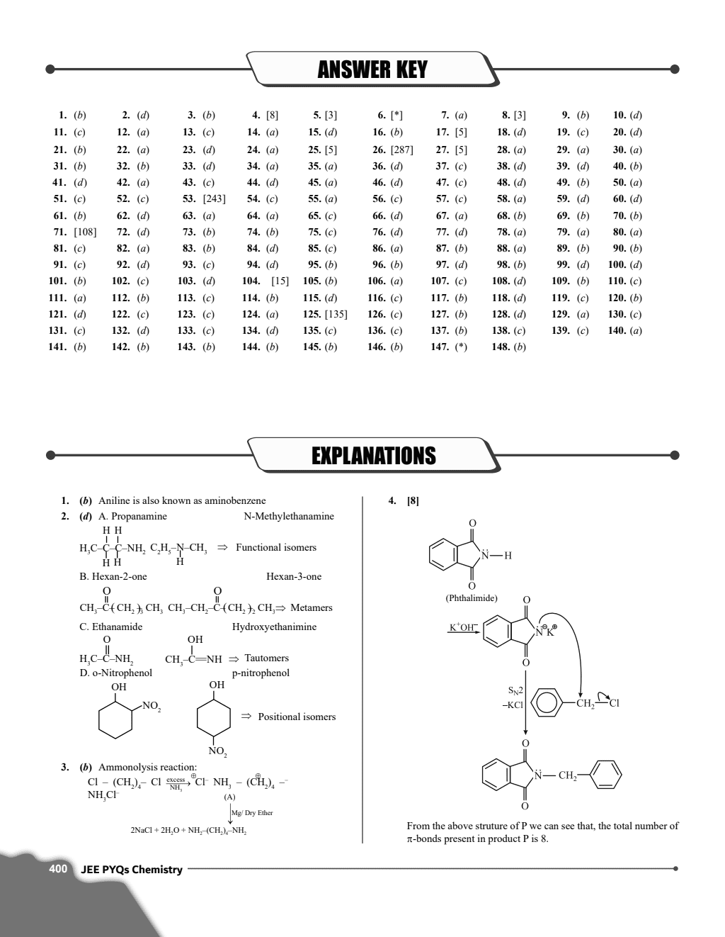 JEE Main 6 Years (2019-2024) Chemistry All Shifts Online Previous Years Solved Papers Chapterwise and Topicwise PYQs For JEE Main 2025 Exams