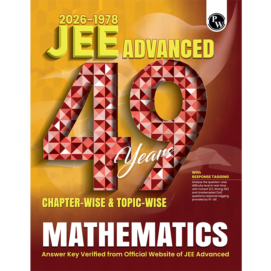 49 Years JEE Advanced PYQ Book Mathematics Chapterwise & Topicwise Solved Papers (1978-2026) | PYQ with Detailed Solutions | Previous Year Questions for IIT JEE Advanced Exam