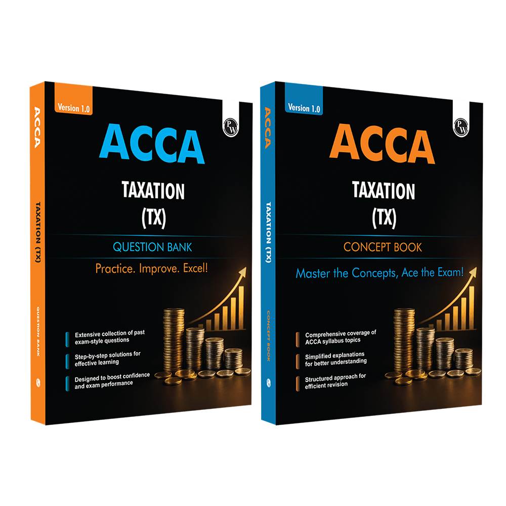 ACCA Taxation (TX) Concept Book + Question Bank Combo Set of 2 Books