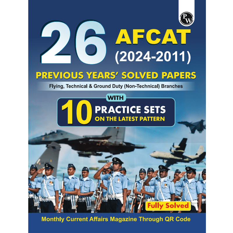 26 AFCAT Previous Years' Solved Papers (2024 - 2011) For Flying, Technical & Ground Duty (Non-Technical) Branches For 2024-25 Exam | Previous Year Questions | PYQs | Fully Solved
