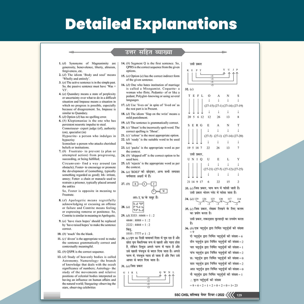 PW SSC CHSL (10+2) 20 Year-wise Previous Year Solved Papers PYQ (2026-2018) Tier 1 & 2 Hindi Medium | 2100+ PYQ Questions with Solutions | 15 Online Mock Tests | Exam 2026-27