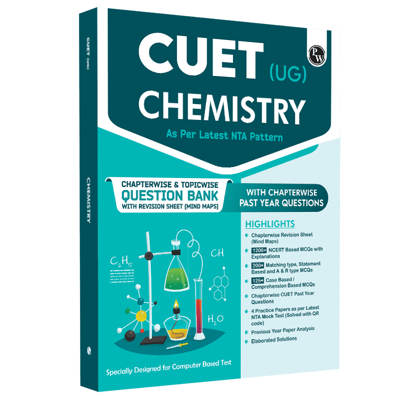 CUET (UG) Chemistry Chapterwise & Topicwise Question Bank (2023- 2024) with Complete NCERT Crux, CUET PYQs (2022-2023) Past Year Questions and Mock Test I For Central Universities Entrance Test 2024