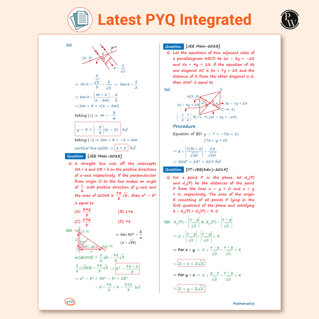 Maths Made EJEE Class 11 Handwritten Notes By Sachin Jakhar and JEE Main 8 Years All 162 Shifts Online Previous Years Solved Papers Chapterwise & Topicwise PYQs Combo Set of 2