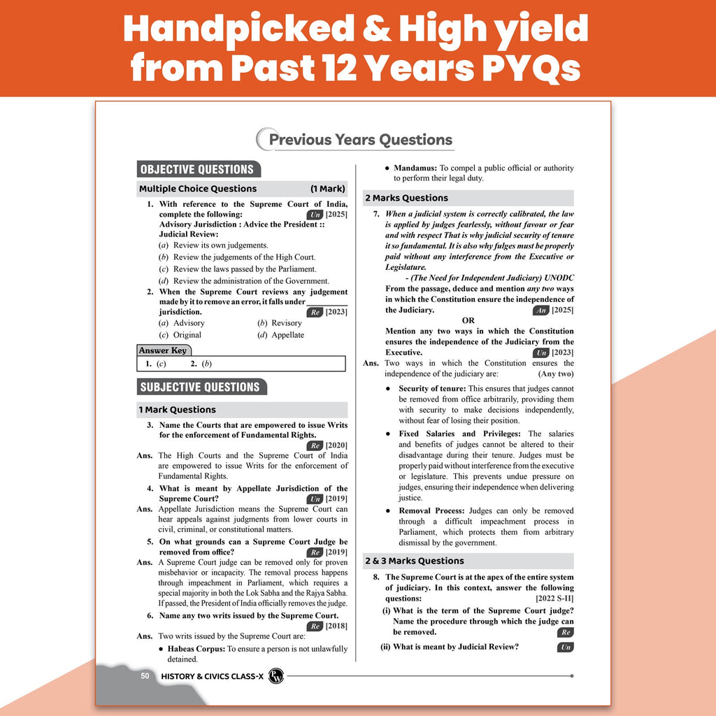 PW ICSE Class 10 Question & Concept Bank History and Civics for 2027 Exam | Chapterwise & Topicwise By Kunal Sir & Sameer Sir | Solved PYQs | 40% Competency & Application Based Practice Questions
