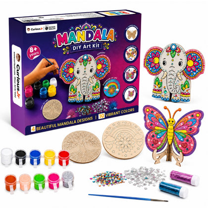 DIY Mandala Art Kit, Art & Craft Kit for Girls & Boys