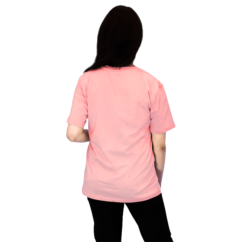 Everyday Essential 100% Cotton Unisex Solid Light Pink T-shirt (XL)