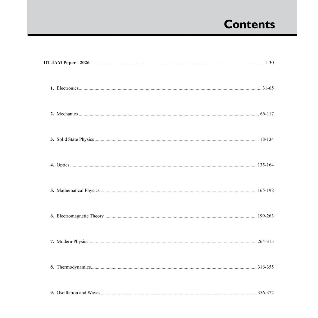 PW IIT JAM Recap 22 Years Physics PYQ Chapterwise & Yearwise Previous Year Solved Papers (2026-2005) with 5 Mock Tests l Latest Exam Questions Covered