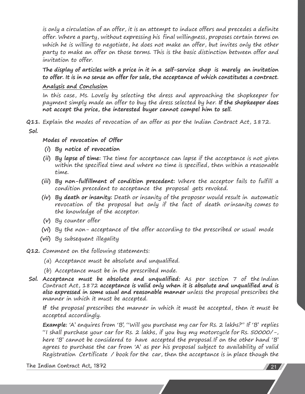 CA Foundation Business Laws | Including PYQs, MTP, RTP and All Important Questions | Latest Syllabus (For 2024 Exams)