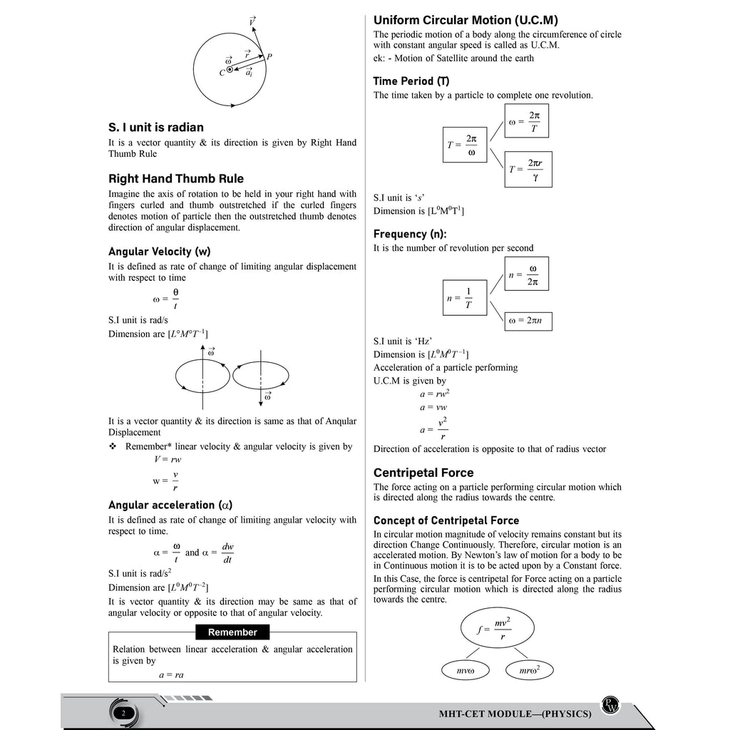 PW Maharashtra Board MHT-CET Physics Question Bank & Solution Booklet Set of 2 Books | Theory plus PYQs of MHCET, CBSE & MH Boards | Detailed Solution Explanations
