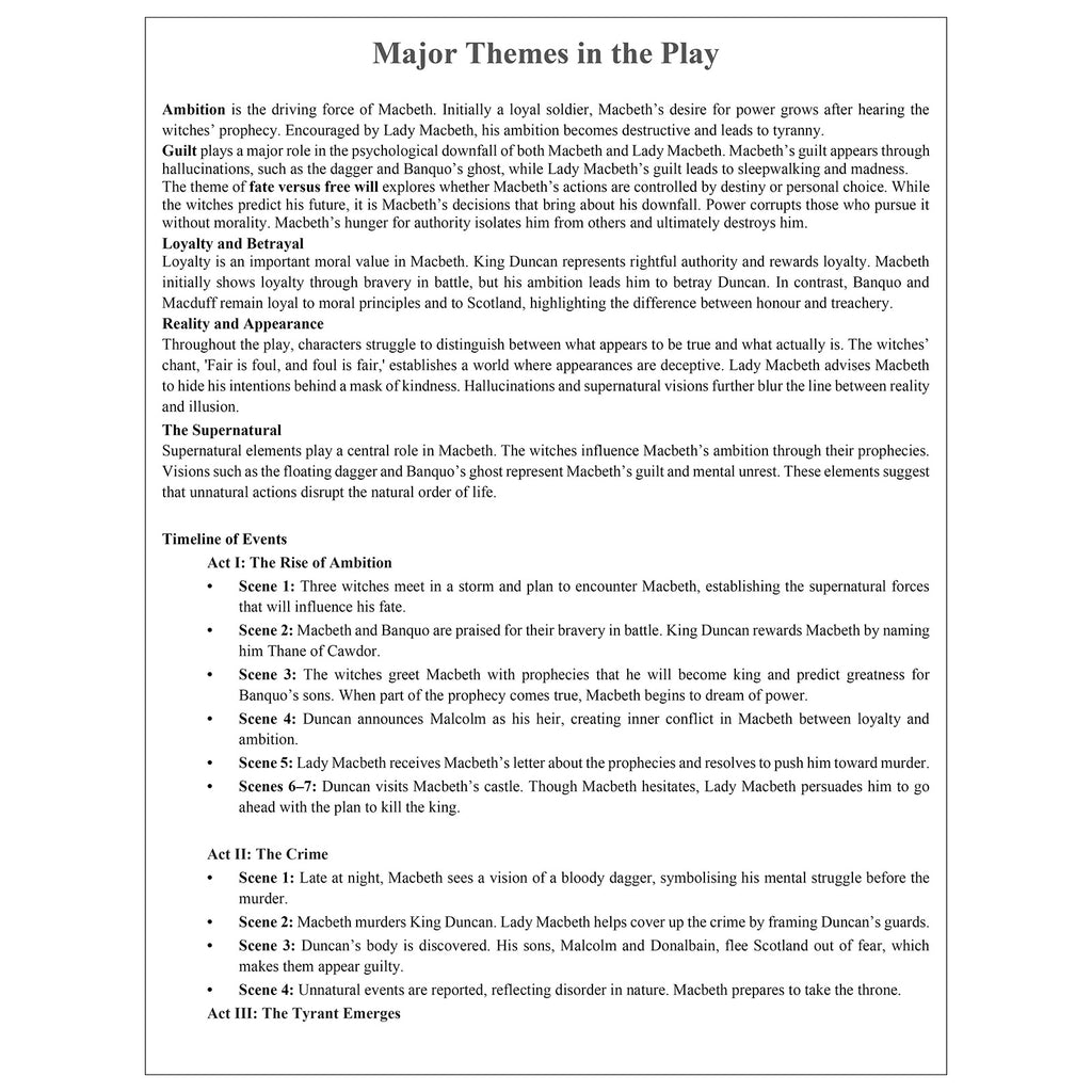 ISC Class 11 Macbeth By William Shakespeare For 2027 Exams | English Literature | Summary of Drama Act 1 & 2 | Based on Latest ISC Syllabus