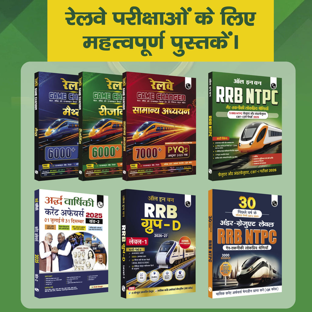 33 RRB Group D Level 1 Previous Years Solved Papers (2026-2022, 2018) with 15 Online CBT Tests For Exam 2026-2027 (Hindi Edition) | 3300 PYQs | Fully Solved