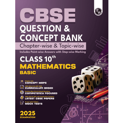 CBSE Question and Concept Bank class 10th Mathematics Basic For 2025 Board Exams Chapterwise and Topicwise | Including Solved Questions
