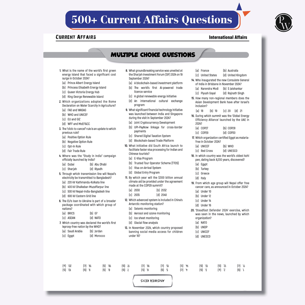 Half Yearly Current Affairs Magazine Vol 2 July to December 2024 English Edition By Mohammed Aasim Sir | For SSC, Banking, Teaching, Railway, Defence and Other Competitive Exams