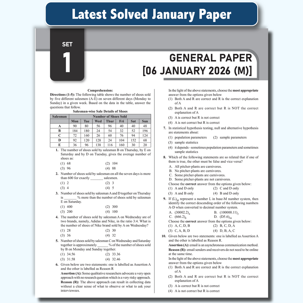 PW NTA 70 UGC NET Paper 1 (Teaching & Research Aptitude) Previous Year Solved Papers with Complete Chapter Notes I Unitwise and Topicwise | 18 Years PYQs upto June 2025 I NET, JRF, SET