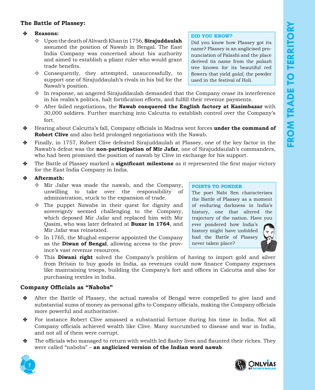 Summary of NCERT Book Modern History | Thinking points in and as 'Points to Ponder' | Intensive Use of Maps, Diagrams, and Flowcharts | Subject-Specific Workbooks for Practice