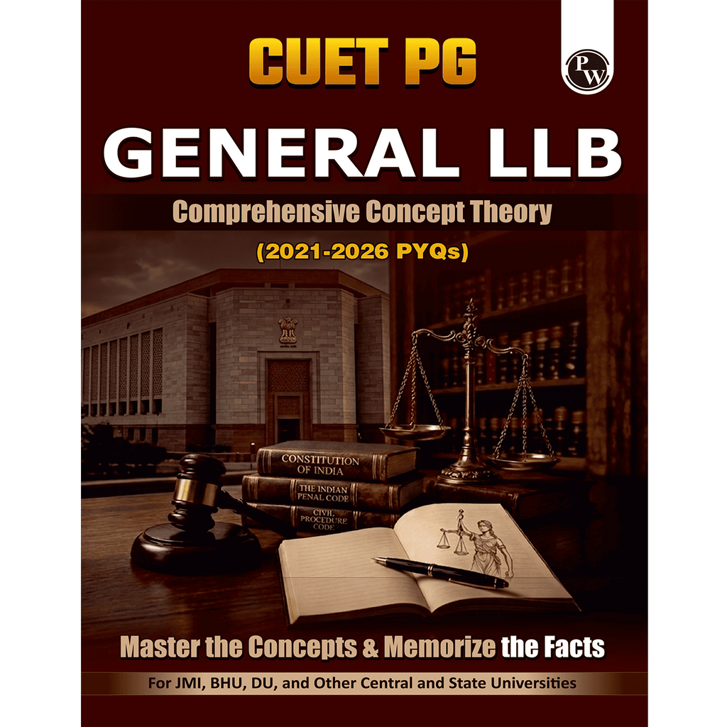 CUET PG General LLB Concept Theory and 6 Years PYQ Book (2026-2021) | Ideal for JMI, BHU, DU, & Other Central & Universities
