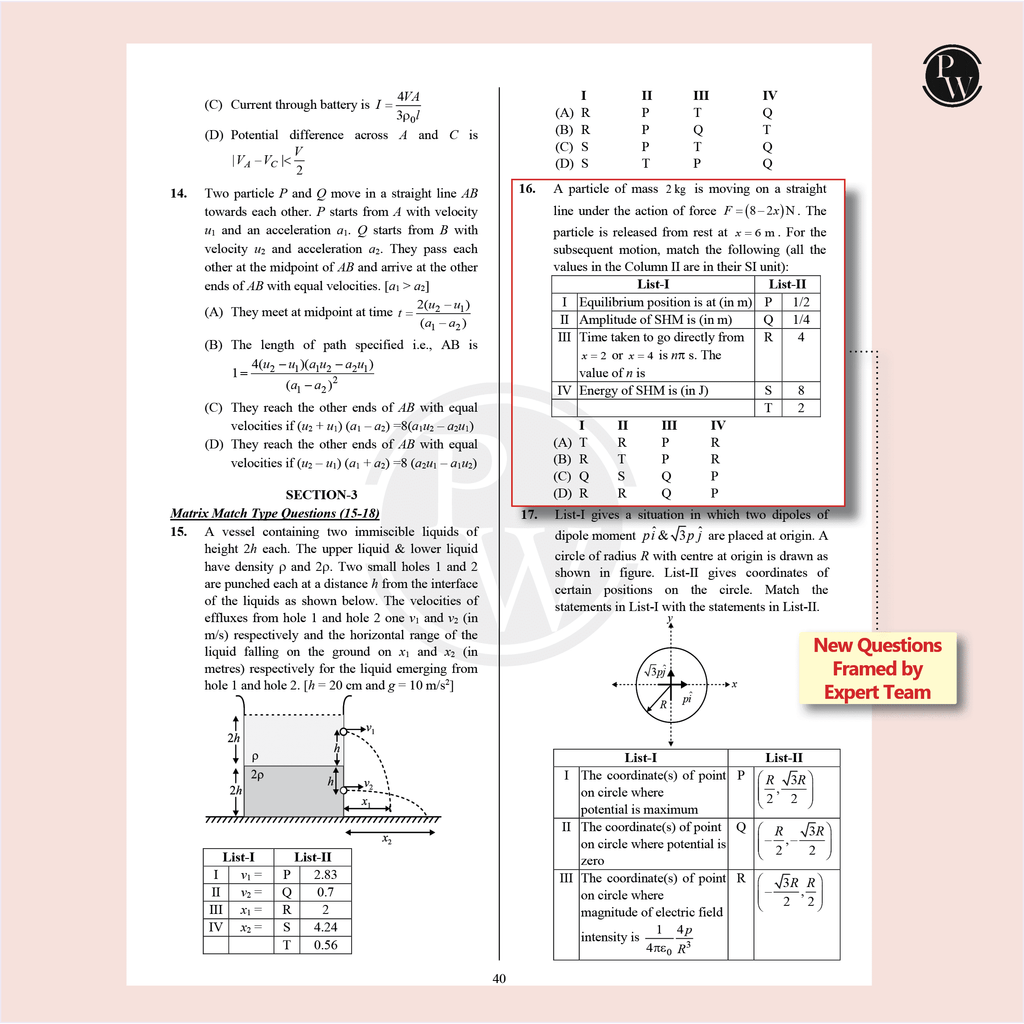 JEE Advanced Rankers Test Series 2025 As Per Latest Exam Pattern | 10 Mock Test (5 Paper I + 5 Paper II) | Elaborated Solutions with College Cutoff and Past year Paper Analysis