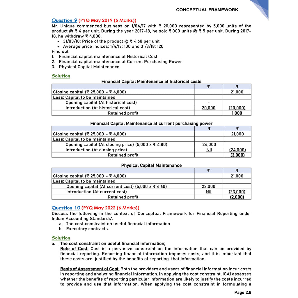 CA Final Financial Reporting Question Bank Volume 1 By CA Nitin Goel For May 2027 Exams | Detailed Coverage of Latest Syllabus, All ICAI SM, RTP, MTP & PYQs Covered