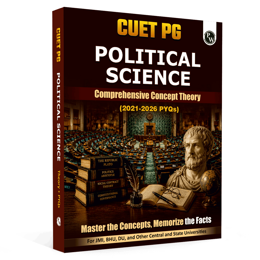 CUET PG Political Science Concept Theory and 6 Years PYQ Book (2026-2021) | Ideal for JMI, BHU, DU, & Other Central & Universities