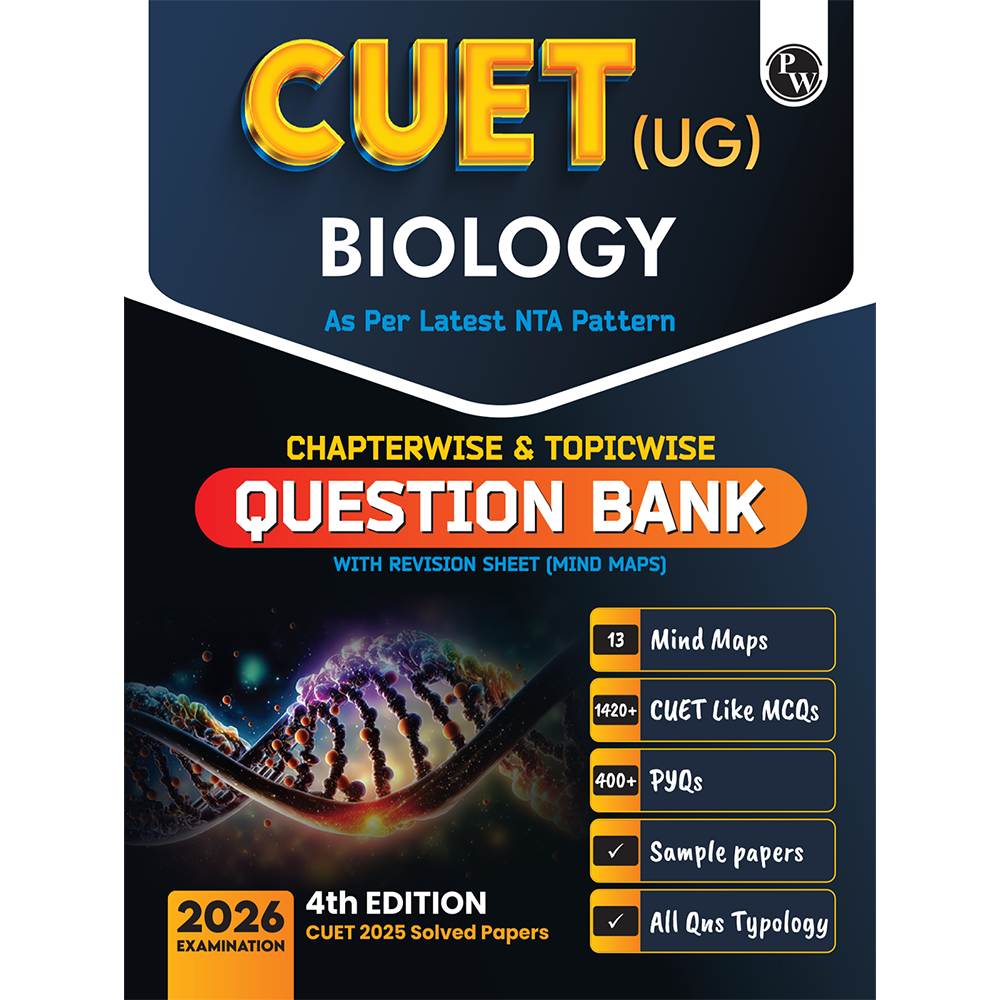 CUET (UG) Biology Chapterwise & Topicwise Question Bank for 2026 Exam | Theory & Exercise with Past Year Questions (2025-2022) PYQ and Mock Tests