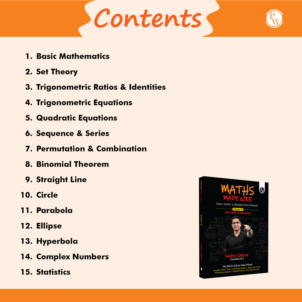 Maths Made EJEE Class 11 Handwritten Notes By Sachin Jakhar For JEE Main & Advanced Exams | Complete Theory, Basic to Advanced Problems,PYQ, Detailed Solutions+ 300 page Ruled practice notebook
