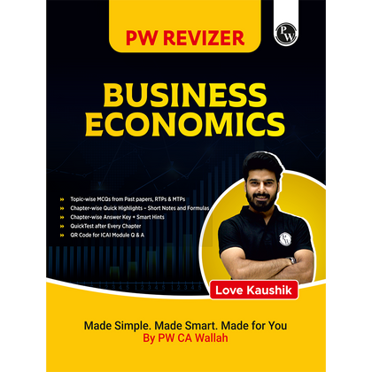 CA Foundation MCQ Revizer Book For Business Economics by Love Kaushik