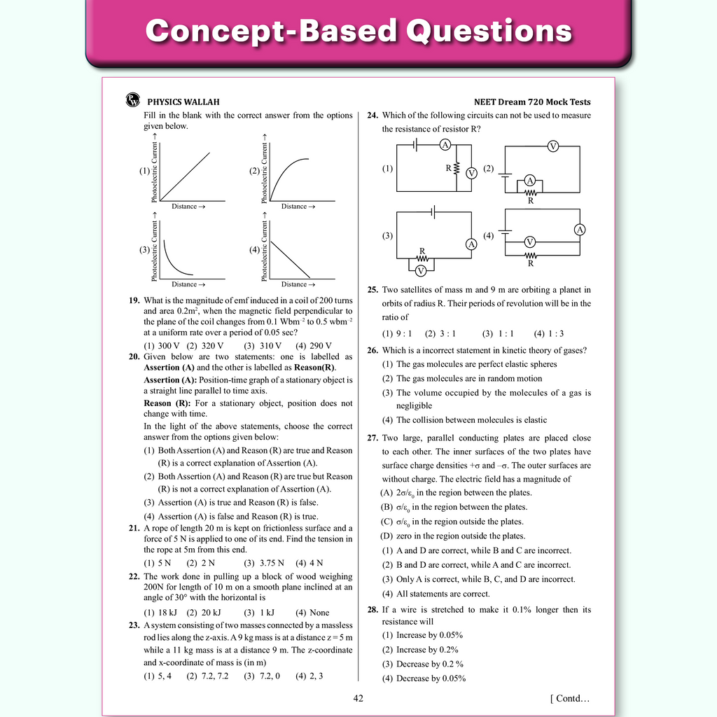 20 NEET Dream 720 Mock Tests For 2026 Exams | Full Syllabus Tests of Physics, Chemistry & Biology | Latest Pattern NEET Solved Mocks Papers with High Order Time Intensive MCQs