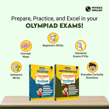 Olympiad Plus Workbook For Class 4 Science and Mathematics Prepguide & PYQs Combo Set of 2 Books | NSO, ISO, iOS, Hindustan Olympiad, NSTSE, IMO, iOM, SEAMO, ISTSE and Others