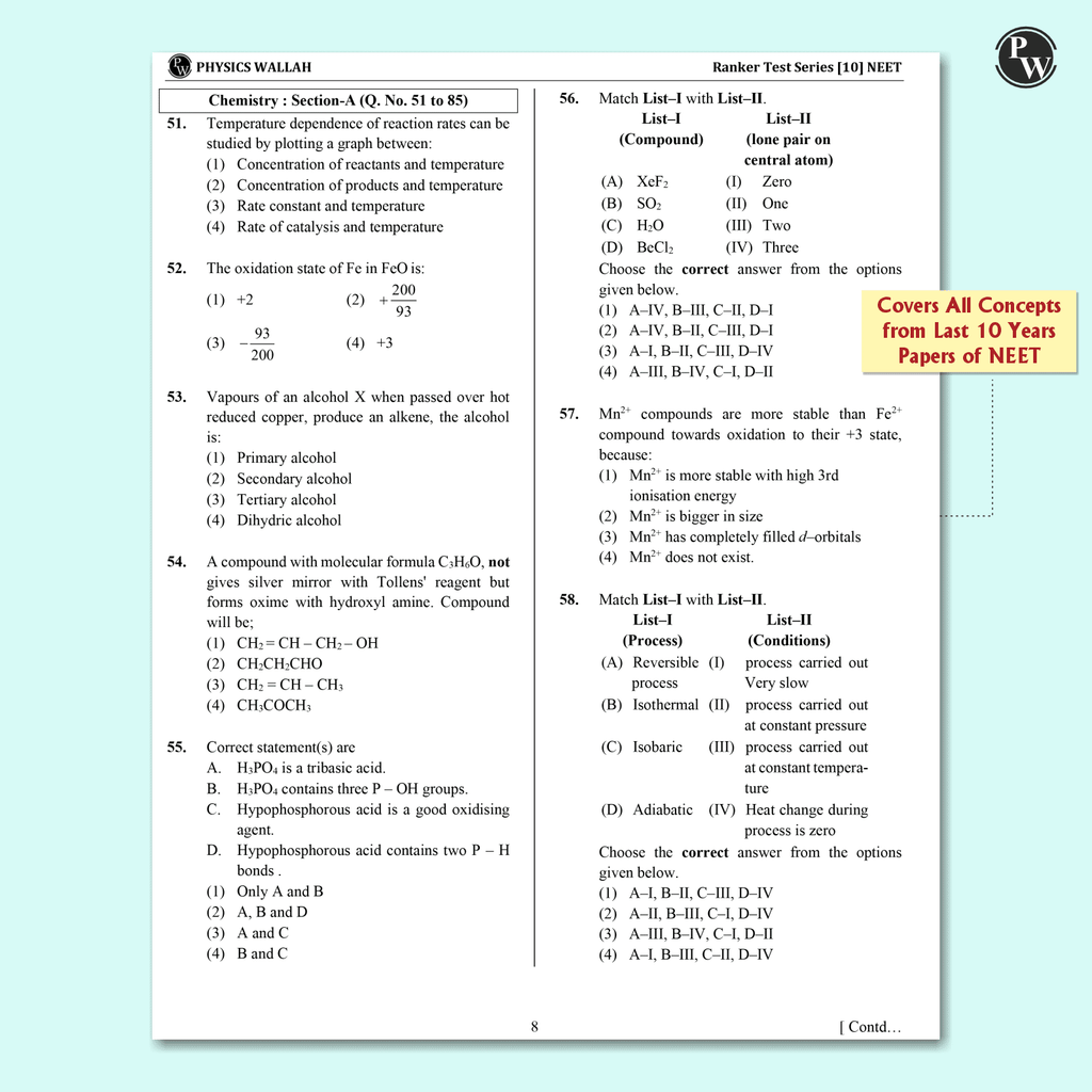 NTA NEET Rankers Test Series 2025 Verified & Curated by Expert Faculties | 10 Full Syllabus (Class 11 & 12) | OMR Sheet, Solution Booklet with NCERT References