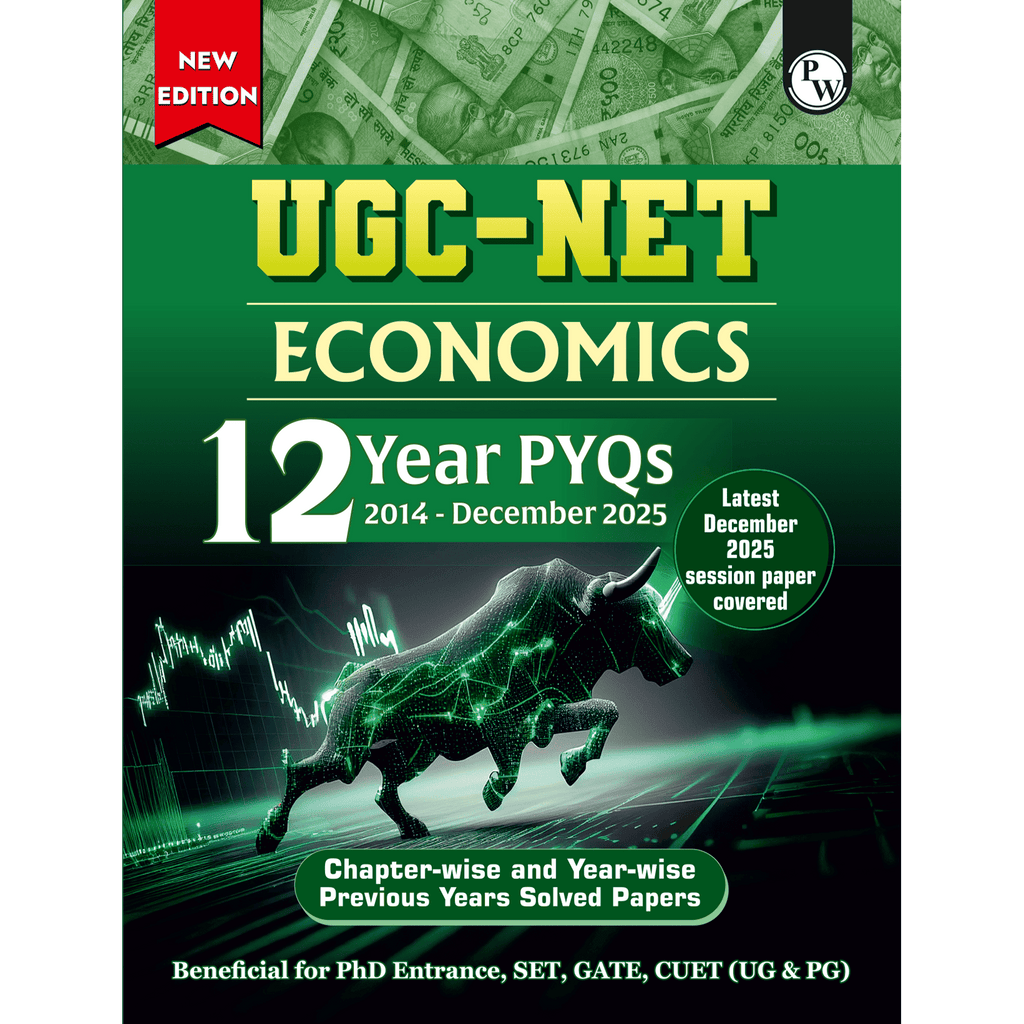 PW UGC NET Economics PYQ 12 Years (2014-2025)|Latest December Session Paper Covered|Chapterwise & Yearwise Previous Year Solved Papers For Phd Entrance, SET, GATE, CUET UG & PG