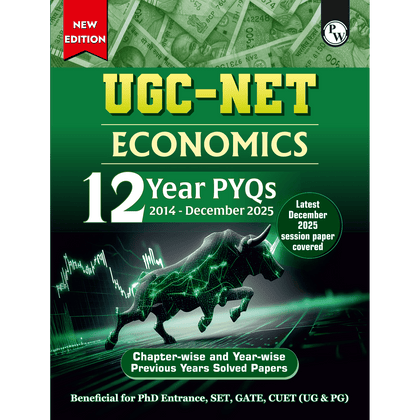 PW UGC NET Economics PYQ 12 Years (2014-2025)|Latest December Session Paper Covered|Chapterwise & Yearwise Previous Year Solved Papers For Phd Entrance, SET, GATE, CUET UG & PG