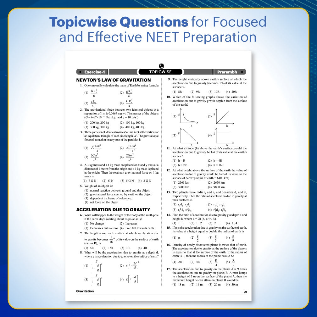 PW Arjuna NEET Class 11 Physics, Chemistry, Botany & Zoology Modules with Questions Booklet & Solutions + NEET PYQ 39 Years (1988–2026) Physics, Chemistry & Biology Combo Set | 19 Books | For NEET 2027