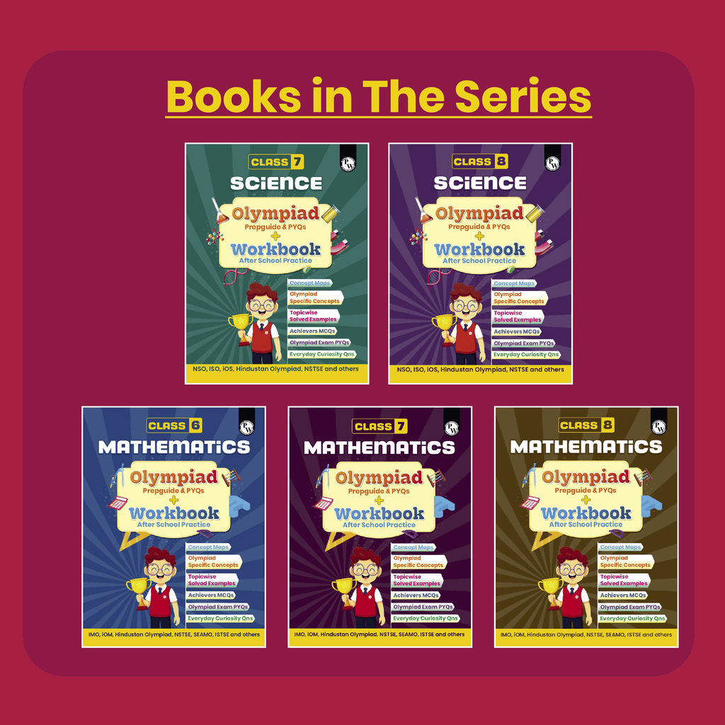 Olympiad Plus Workbook For Class 6 Science Prepguide, Concept Map, PYQs and Worksheets For After School Practice | NSO, ISO, iOS, Hindustan Olympiad, NSTSE and Others