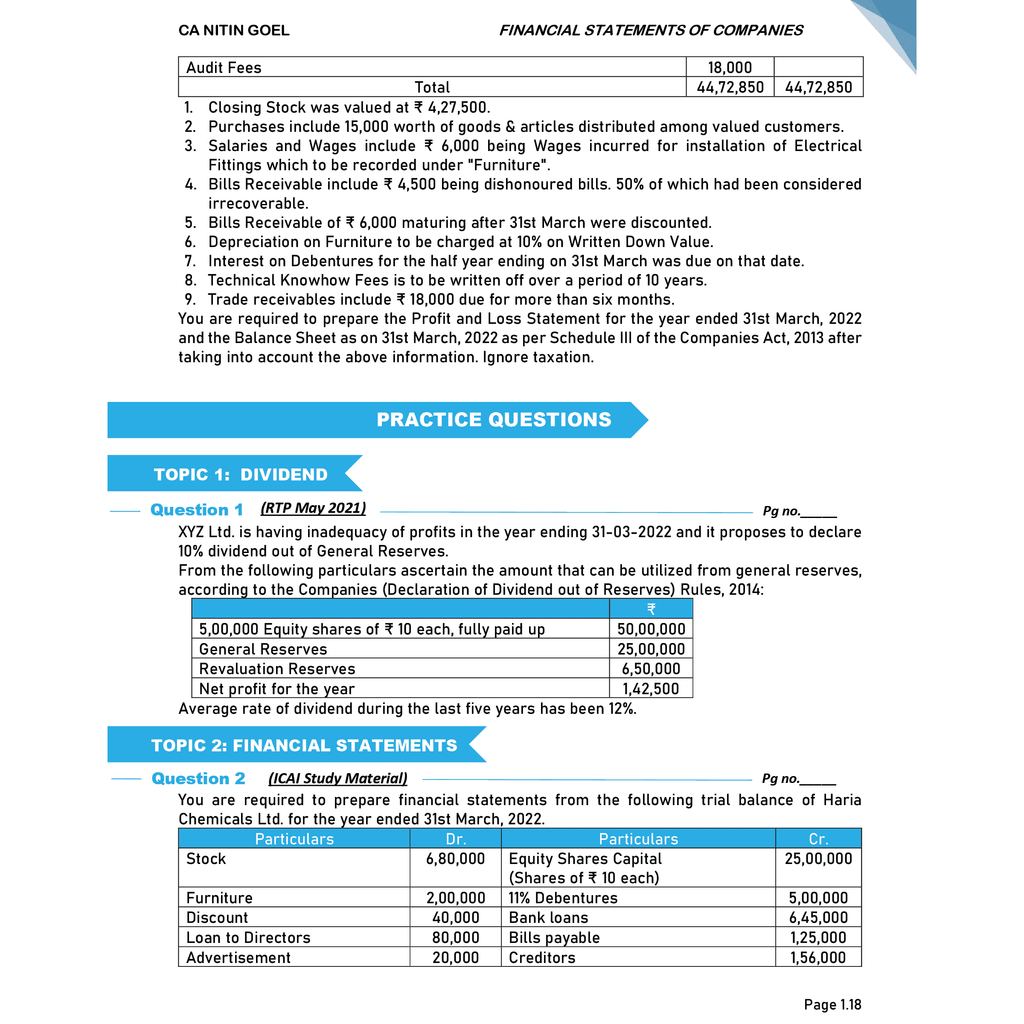 CA Intermediate Group 1 Advanced Accounting - CA Nitin Goel | Covering Theory, Exercise, RTP & MTP and PYQs | Latest Syllabus For May & Sep 2025 Exams | 4th Edition